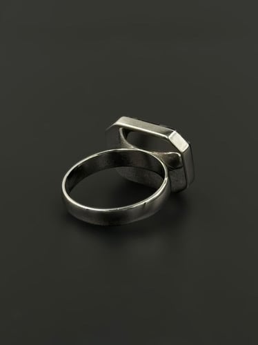 بن | خاتم ملكي معين فضة عيار 925 - بني