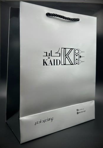 بركان | خاتم ملكي تاج فضة عيار 925 - عنابي معرق