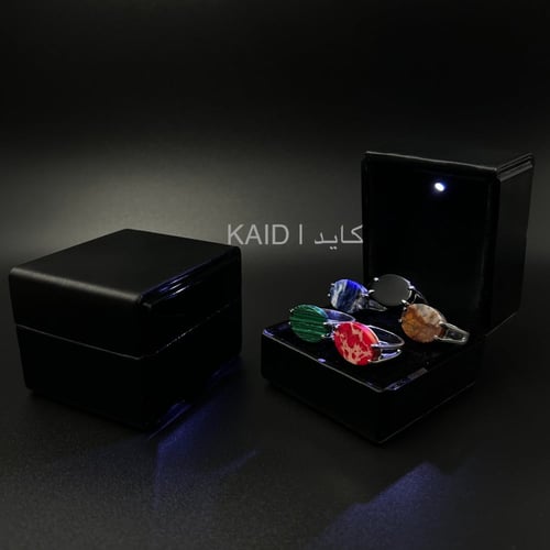 صدف | خاتم ملكي مقبض فضه عيار 925 - صدفي