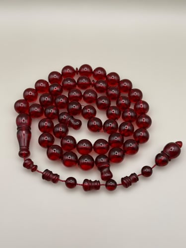 سبحة فاتوران | أحمر شفاف تمليكة