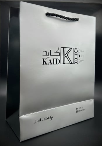 بركان | خاتم ملكي مخالب فضه عيار 925 - عنابي معرق