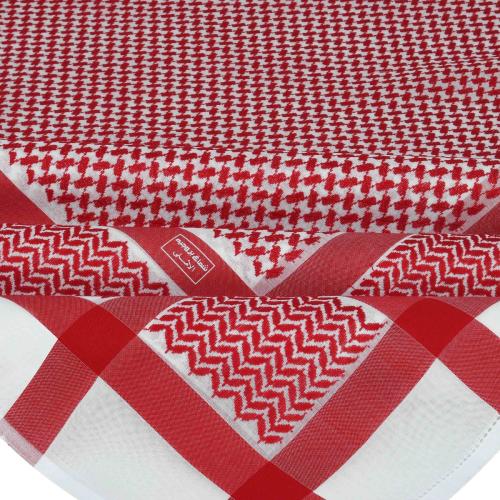 شماغ بروجيه رجالي احمر لون خاص لوفز موديل (1)