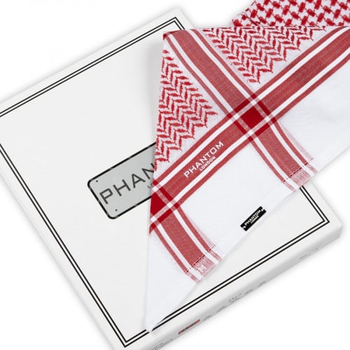 شماغ فانتوم احمر كلاسيك R10