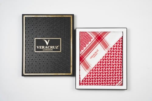 شماغ فيرا كروز احمر انجليزي 2023