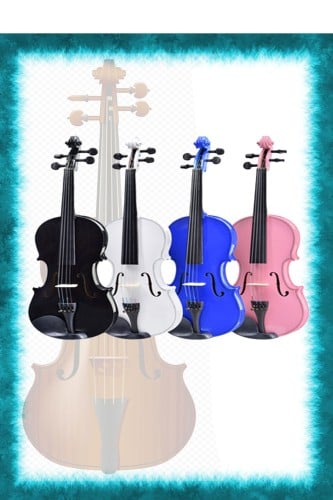 كمان 4/4 صيني ملون