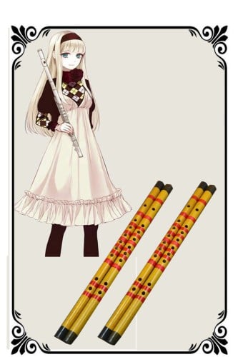 مزمار من خيزران 6 فتحات خشبي