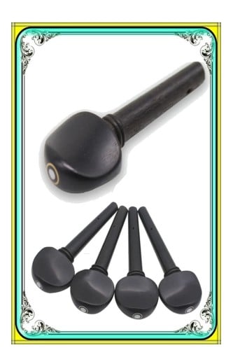 طقم أصابع عود خشب الابانوس أسود