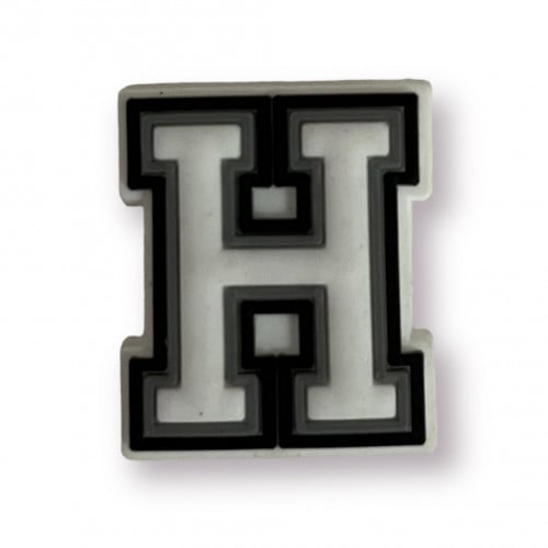 Charms - تشارمز حرف ابيض واسود H