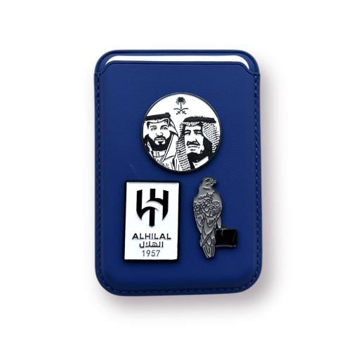 محفظة جوال مغناطيس بنفسجي ساده