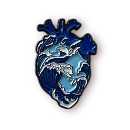 ستيكر حديد قلب الهلال ازرق