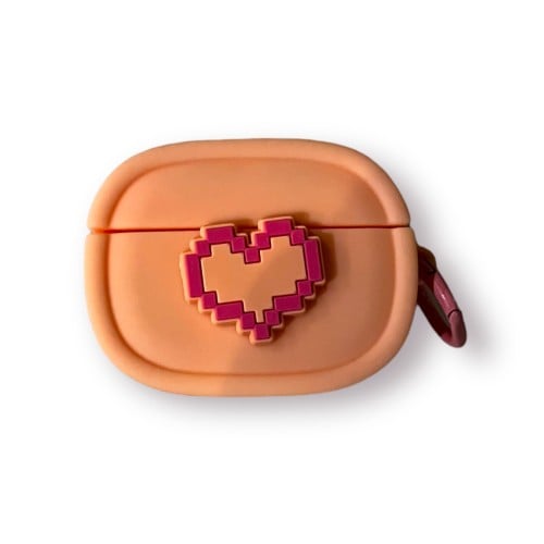 كفر كروكس السماعة سادة - Airpods وردي فاتح