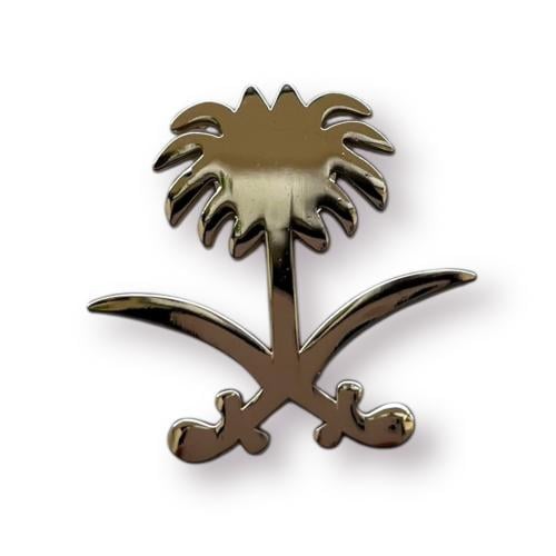 ستيكر سيفين ونخله ذهبي كبير حديد