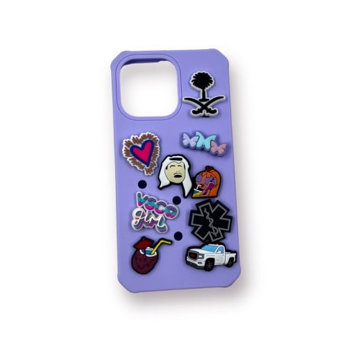 ‎كفر كروكس ايفون - IPhone cover - لافندر