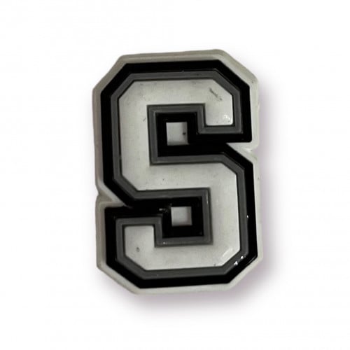 Charms - تشارمز حرف ابيض واسود S