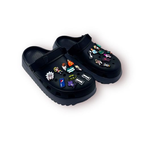 سلبززز كروكس - slpzzz cross اسود ساده