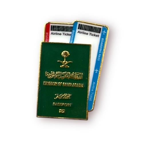 ستيكر حديد الجواز السعودي و التذاكر