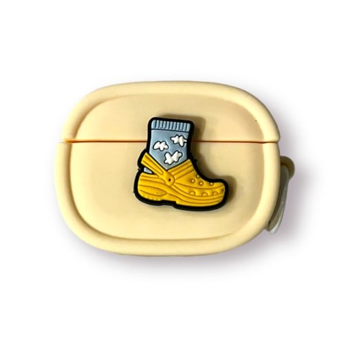 كفر كروكس السماعة سادة - Airpods بيج