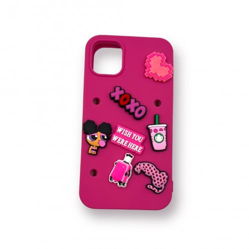 كفر كروكس ايفون - IPhone cover - فوشي