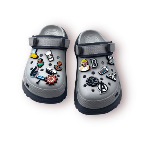 سلبززز كروكس - slpzzz cross رمادي ساده