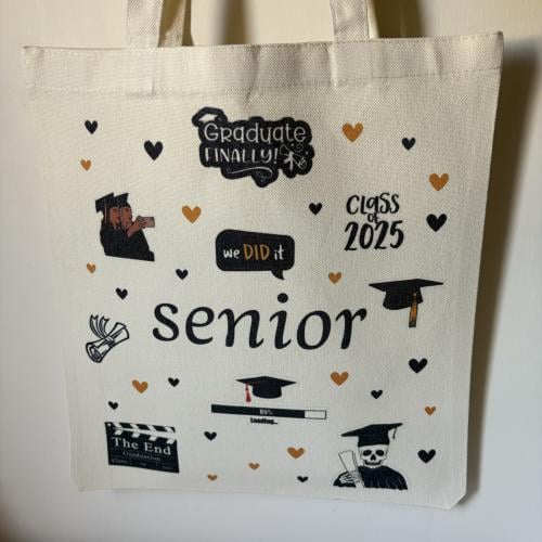 Tote bag ستيكرات تخرج