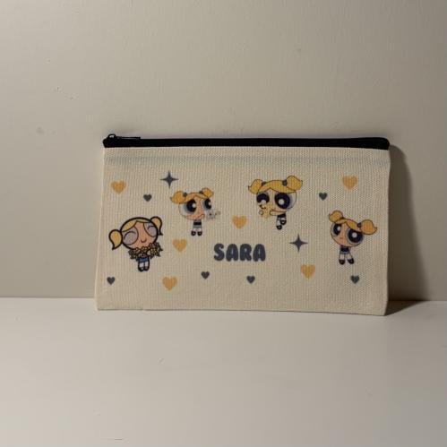 محفظة فتيات القوة بالاسم