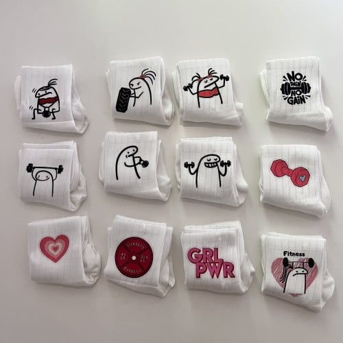 مجموعة 12 جورب رياضي