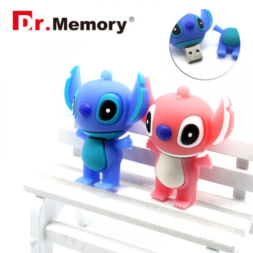 فلاش 32جيجا USB على شكل دب سلكوني بعلاقة مفاتيح