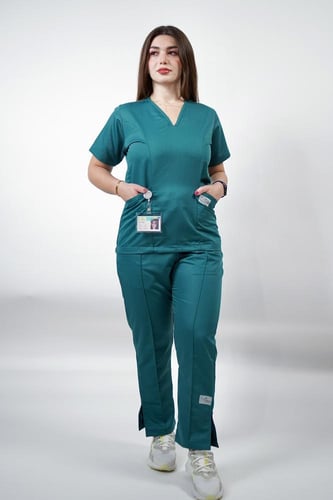 سكراب نسائي تركوازي - Turquoise women's scrub