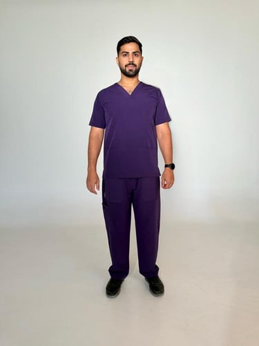 سكراب رجالي بنفسجي - Purple men's scrub