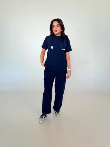 سكراب نسائي كحلي - Navy blue women's scrub