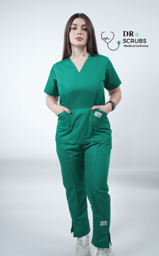 سكراب نسائي أخضر - Green women's scrub