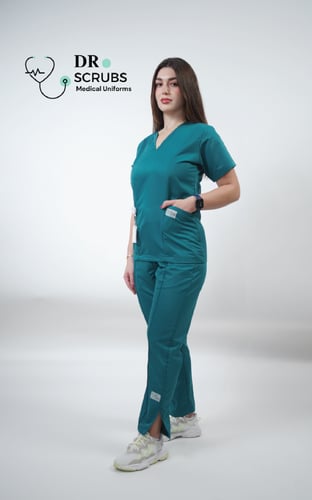 سكراب نسائي تركوازي - Turquoise women's scrub