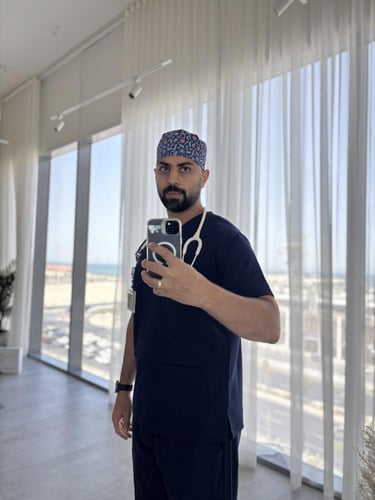 سكراب رجالي كحلي - Navy men's scrubs