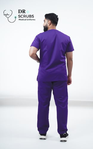 سكراب رجالي بنفسجي - Purple men's scrub