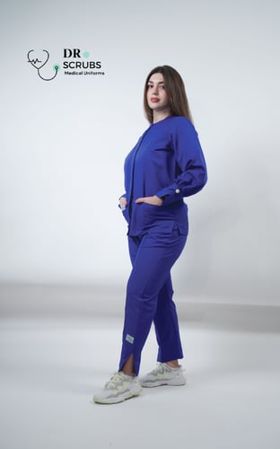 جاكيت نسائي أزرق - Blue women's jacket