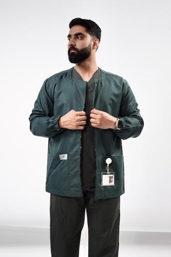 جاكيت رجالي زيتي -Men's olive jacket