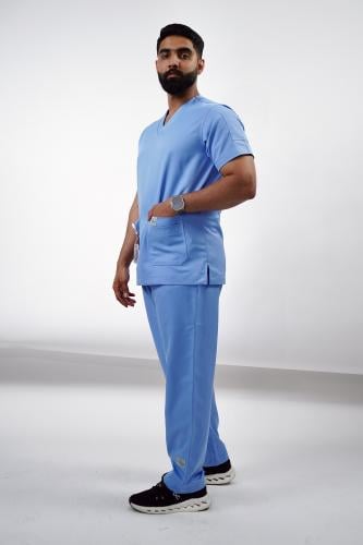 سكراب رجالي سماوي - Sky blue men's scrub