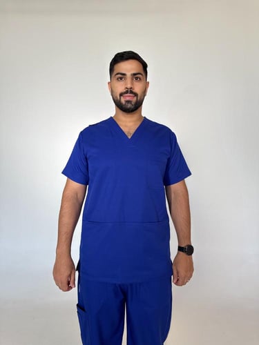 سكراب رجالي أزرق - Navy men's scrubs