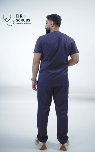 سكراب رجالي كحلي - Navy men's scrubs
