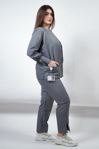 جاكيت نسائي رمادي - Women's grey jacket