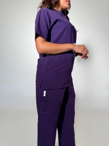 سكراب نسائي بنفسجي - Purple women's scrub