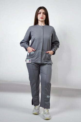جاكيت نسائي رمادي - Women's grey jacket
