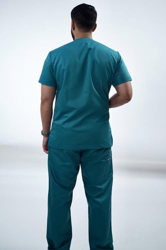سكراب رجالي تركوازي - Turquoise men's scrubs