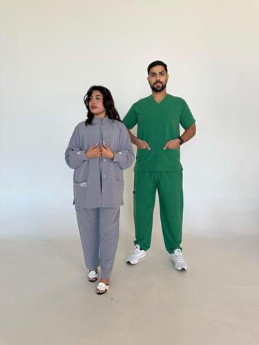 سكراب رجالي أخضر - Green men's scrub