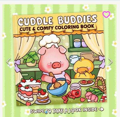 كتاب تلوين Cuddle Buddies