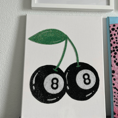 لوحة ألمــاس (كــرز )