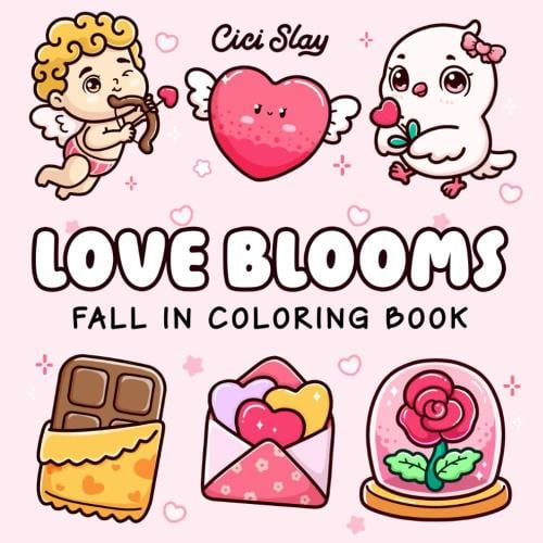 كتاب تلوين Love_Blooms