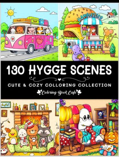 كتاب تلوين Coloring book cafe