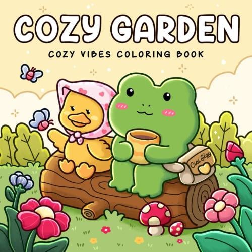 كتاب تلوين Cozy Garden