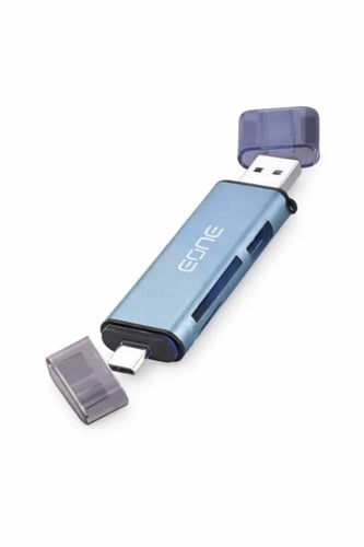 قارئ بطاقات EONE 3 في 1 مع موزع USB 3.0